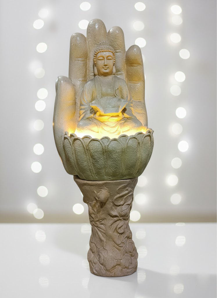 Hand Shaped Decorative Water Fountain 4 FT