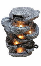 Double Spiral Sandstone Fiber Water Fountain
