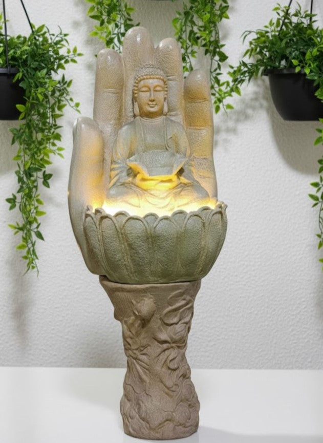 Hand Shaped Decorative Water Fountain 4 FT