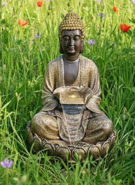 Buddha Statue Indoor & Outdoor Fountain Meditation Showpiece