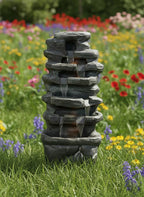 Rock Style Cascading Waterfall Fountain