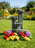 3 Bowl Water Fountain for Indoor Outdoor Garden