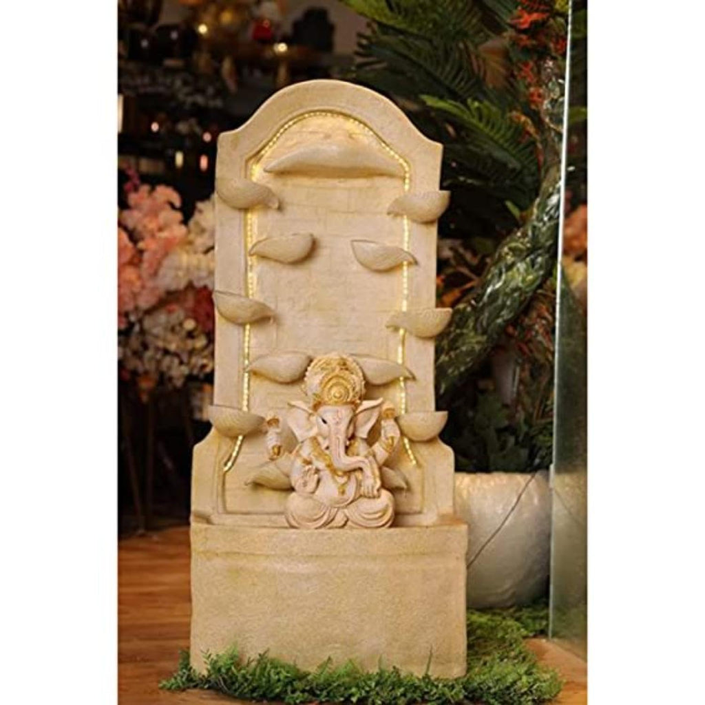 Fiberglass Water Fountain 20 Inch Long Diya Ganesh