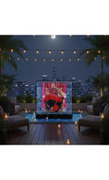 LED Bubble Wall Water Fountain Panel with Customized Photo Frame Ð Indoor Decorative Water Feature with Changing Lights for Home, Office & Gift DŽcor