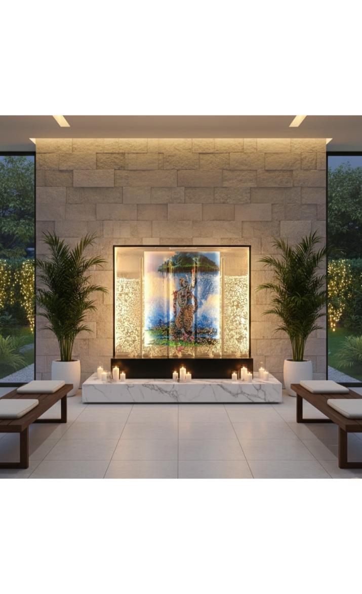 LED Bubble Wall Water Fountain Panel with Customized Photo Frame Ð Indoor Decorative Water Feature with Changing Lights for Home, Office & Gift DŽcor(SMALL SIZE)
