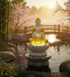 Lotus Buddha Indoor Outdoor Fountain